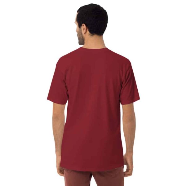 mens premium heavyweight tee brick red back 622112646a591