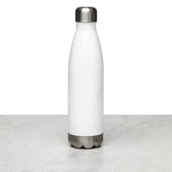 stainless steel water bottle white 17oz back 622174b9a693c
