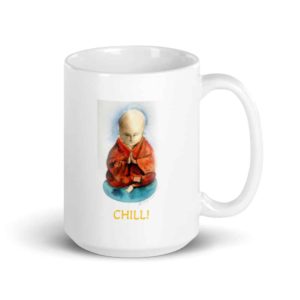 Artwork of Buddha on mug