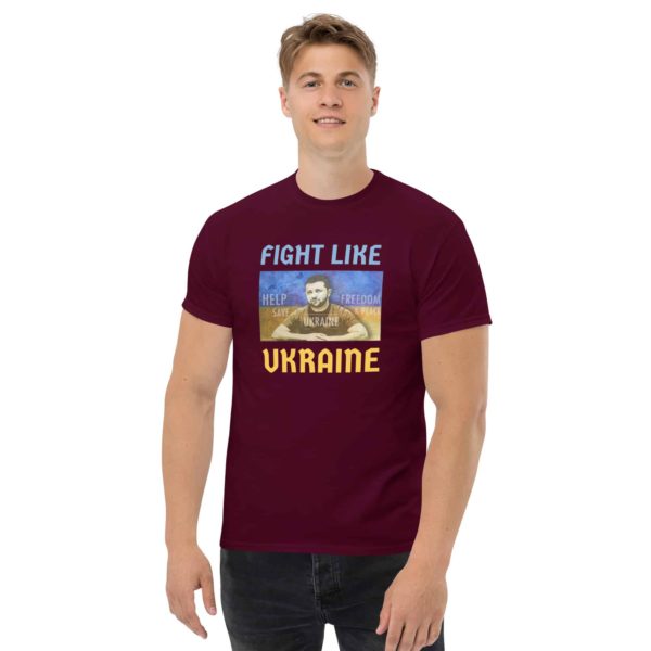 mens classic tee maroon front 628fc8522b40e