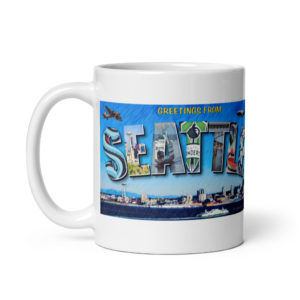 Seattle retro mug