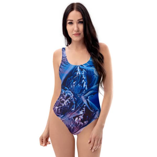 all over print one piece swimsuit white front 65285e1044b1e