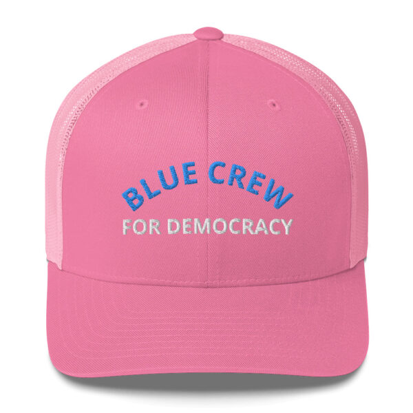 retro trucker hat pink front 65f86de1db30e